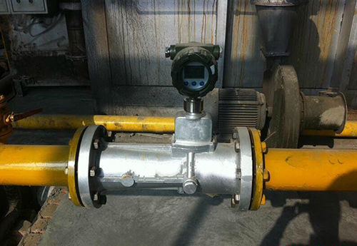 溫壓補償旋進旋渦流量計現場安裝使用圖
